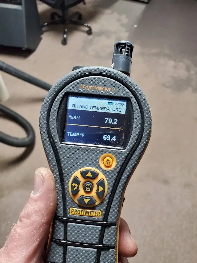 Moisture meter humidity assessment for Mold Remediation & Removal in Florence-Graham
